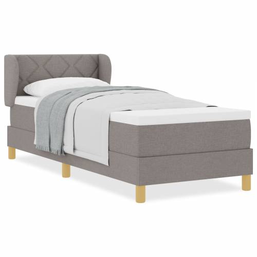 Box Spring krevet s madracem taupe 80x200 cm, tkanina Cijena