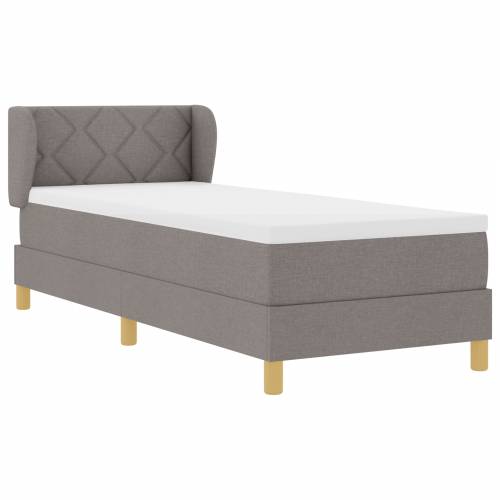 Box Spring krevet s madracem taupe 80x200 cm, tkanina Cijena