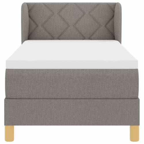 Box Spring krevet s madracem taupe 80x200 cm, tkanina Cijena