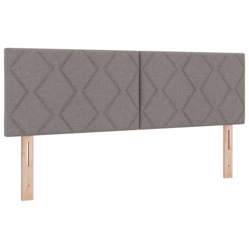 Box Spring Krevet s Madracem u Taupe Boji, 140x190 cm, Tkanina Cijena