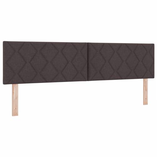 Box Spring Krevet s Madracem - Tamnosmeđi, 180x200 cm, Tkanina Cijena