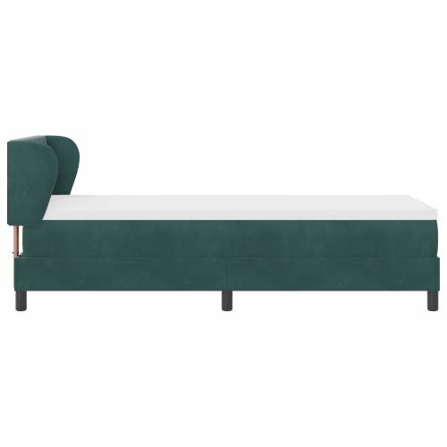 Box Spring Krevet s Madracem Tamno Zelena 80x200 cm Baršun Cijena