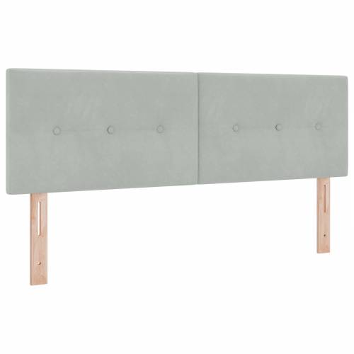 Krevet s posteljom i madracem Svjetlosiva 140x190 cm Baršun Cijena