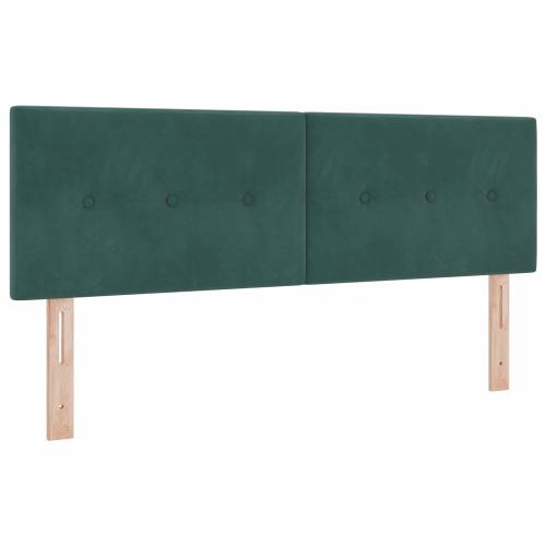 Box Spring Krevet s Madracem Tamno Zeleni 140x200 cm Baršun Cijena