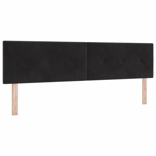 Box Spring Krevet s Madracem Crna 180x200 cm Baršun Cijena
