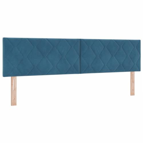Box Spring Krevet s Madracem Tamno Plave Boje 180x200 cm Baršun Cijena