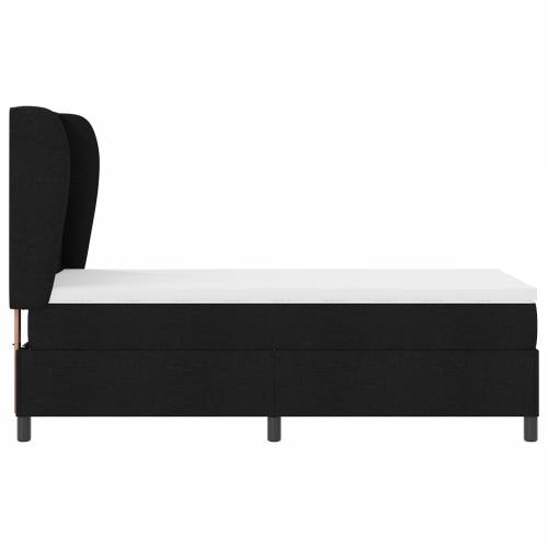 Box Spring Krevet s Madracem Crni 80x200 cm Tkanina Cijena