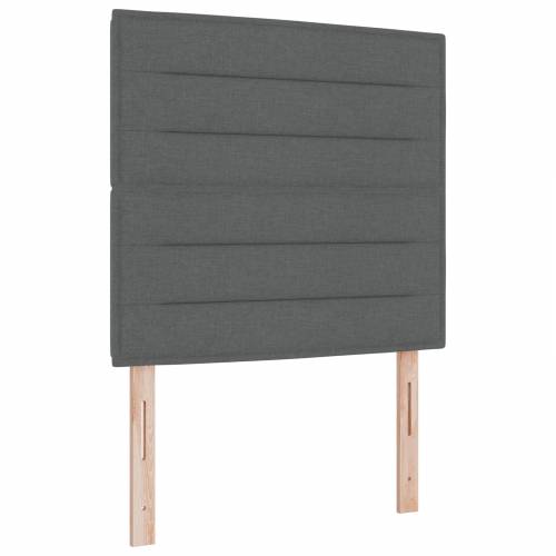 Krevet s uzdižućim madracem tamno sivi 90x200 cm tkanina Cijena
