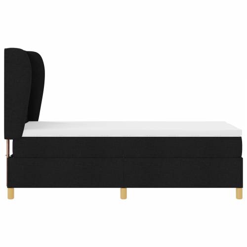 Box Spring Krevet s Madracem Crni 80x200 cm Tkanina Cijena