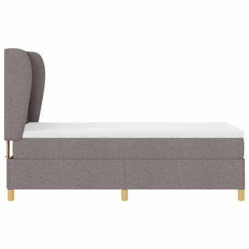 Tapačan krevet s madracem Taupe 90x200 cm Tkanina Cijena