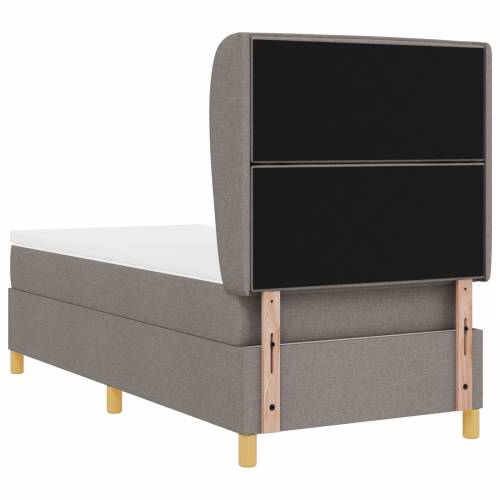 Tapačan krevet s madracem Taupe 90x200 cm Tkanina Cijena