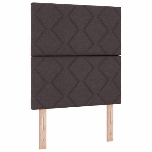 Box Spring Krevet s Madracem Tamnosmeđi 80x200 cm Tkanina Cijena
