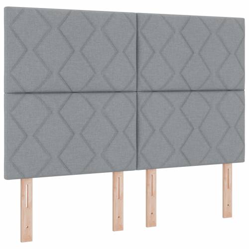 Boxspring krevet s madracem svijetlo sivi 140x190 cm tkanina Cijena