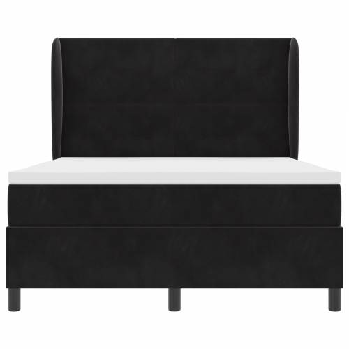 Box Spring Krevet s Madracem Crni 160x200 cm Baršun Cijena