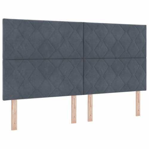 Box Spring Krevet s Madracem Tamnosivi 180x200 cm Baršun Cijena