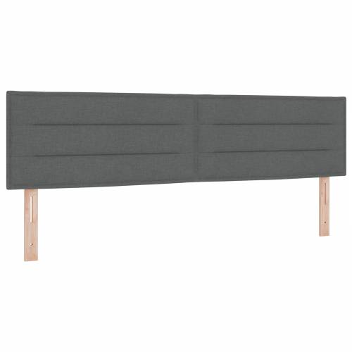 krevet sa podnicom s madracem tamno sivi 180x200 cm tkanina Cijena