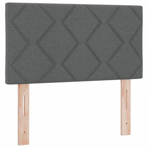 Box Spring Bed s madracem Tamno siva 80x200 cm Tkanina Cijena