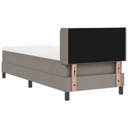 Box Spring krevet s madracem Taupe 80x200 cm Tkanina Cijena