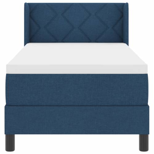 Box Spring krevet s madracem Plavi 80x200 cm Tkanina Cijena