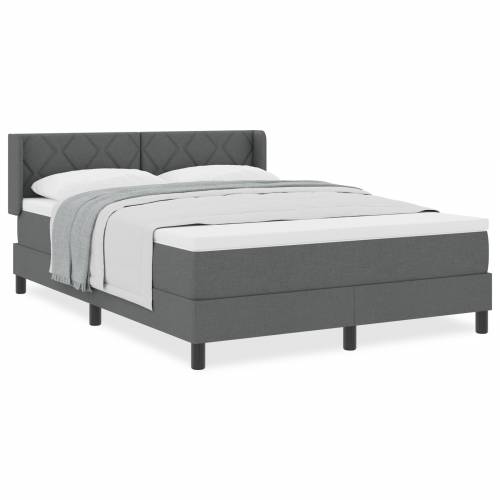 Box Spring Bed s madracem tamnosivi 160x200 cm tkanina Cijena