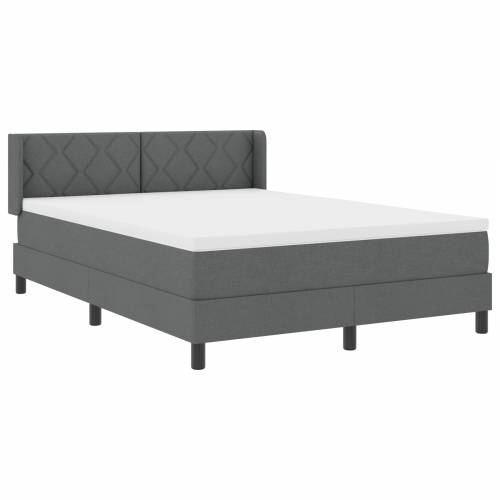 Box Spring Bed s madracem tamnosivi 160x200 cm tkanina Cijena