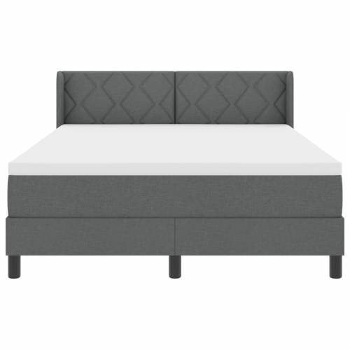 Box Spring Bed s madracem tamnosivi 160x200 cm tkanina Cijena