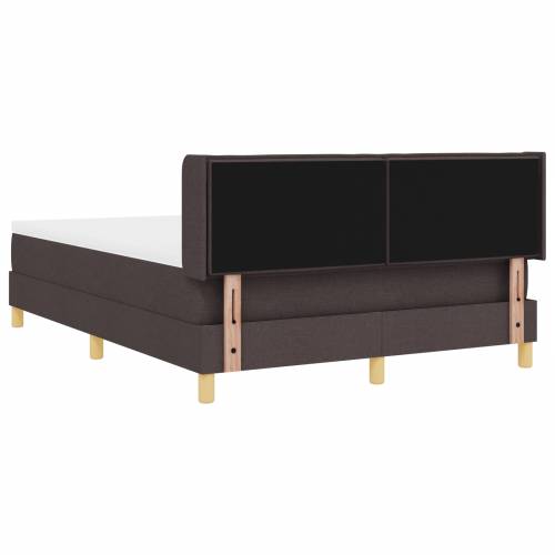 Krevet s box springom s madracem taupe 160x200 cm od tkanine Cijena