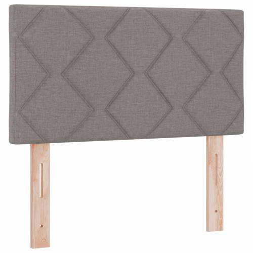 Krevet na opruge s madracem Taupe 80x200 cm Tkanina Cijena