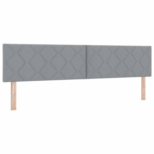 Krevet s box springom i madracem svjetlosive boje 200x200 cm Cijena