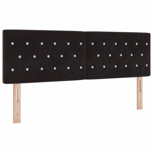 Box Spring Krevet s Madracem Crna 140x190 cm Baršun Cijena
