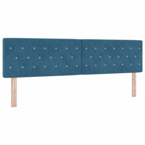 krevet s oprugama i madracem tamnoplavi 180x200 cm baršun Cijena