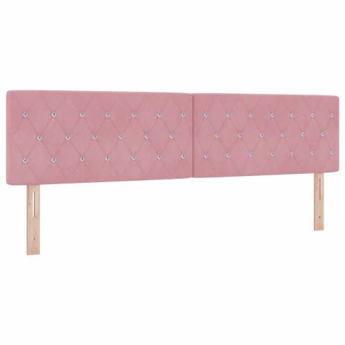 Box Spring Krevet s Madracem Ružičasti 180x200 cm Baršun Cijena