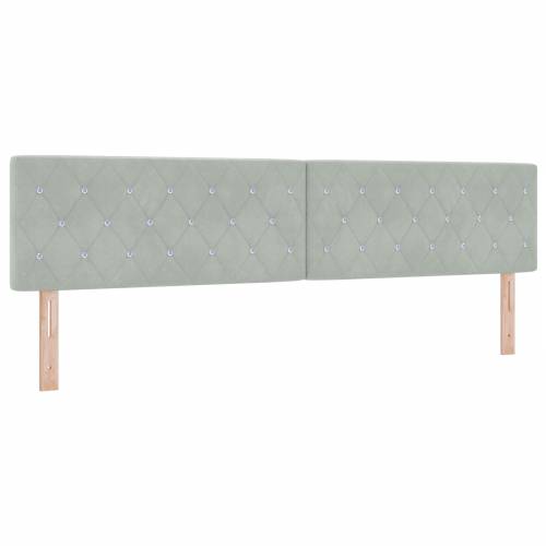 Krevet s podnicom i madracem Svjetlosiva 200x200 cm Baršun Cijena
