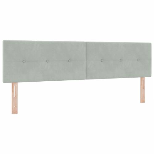 Box Spring Krevet s Madracem Svjetlosiva 180x200 cm Baršun Cijena