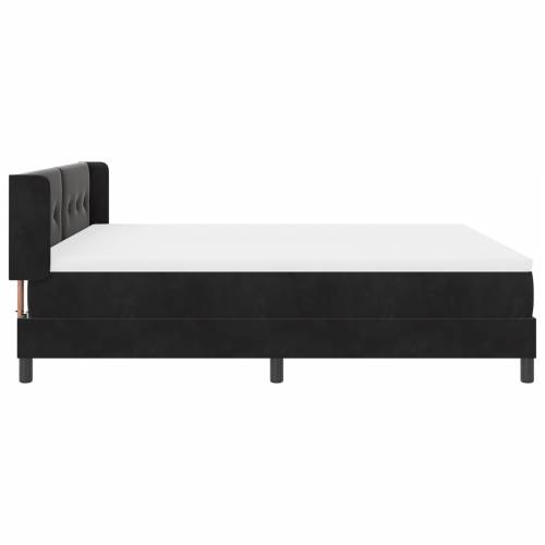 Box Spring Krevet s Madracem Crni 180x200 cm Baršun Cijena