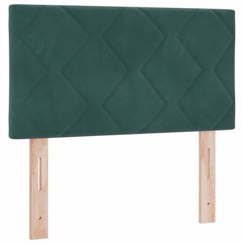 Box Spring Krevet s Madracem Tamnozelena 80x200 cm Baršun Cijena