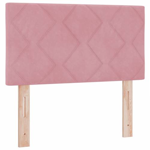 Box Spring Krevet s Madracem Ružičasti 80x200 cm Baršun Cijena
