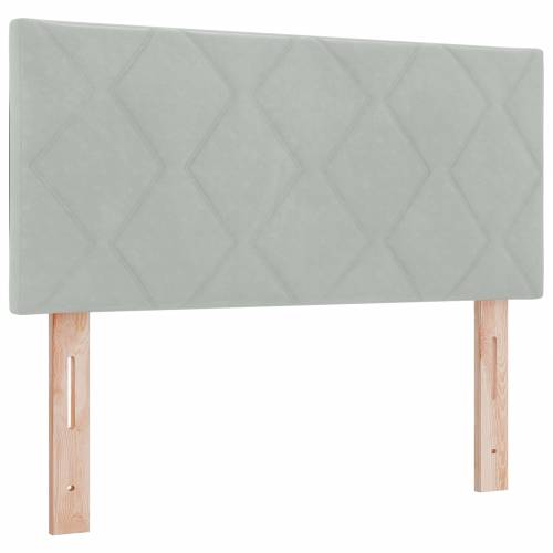 Okvir kreveta s madracem svjetlosiva 90x190 cm baršun Cijena