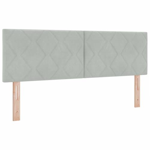Krevet s podnicom i madracem svijetlo sivo 140x190 cm baršun Cijena