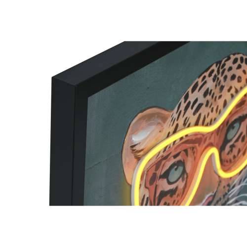 Slika Home ESPRIT Zelena Bež Roza Ziedi Leopard moderan 63 x 3 x 93 cm (2 kom.) Cijena