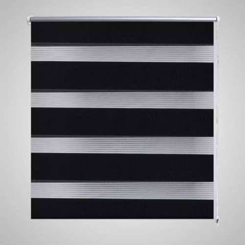 Rolo crne zavjese sa zebrastim linijama 120 x 230 cm Cijena