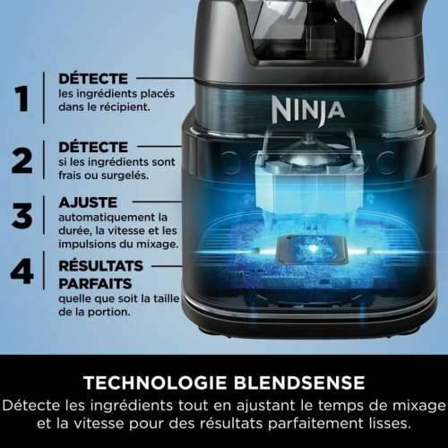 Mikser u posudi NINJA Crna Čelik 1200 W 2,1 L Cijena