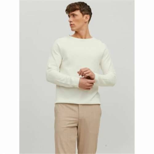 Muška Majica bez Kapuljače Jack & Jones ehill Knit Cloud Dancer Cijena