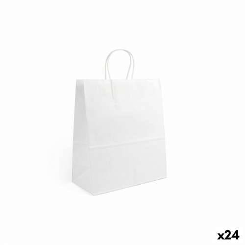 Papirnata Vrećica Algon Bijela 26 x 14 x 31 cm (24 kom.) Cijena