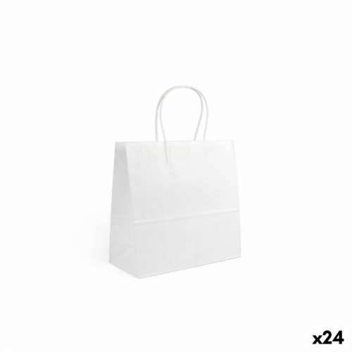 Papirnata Vrećica Algon Bijela 26 x 17 x 26 cm (24 kom.) Cijena