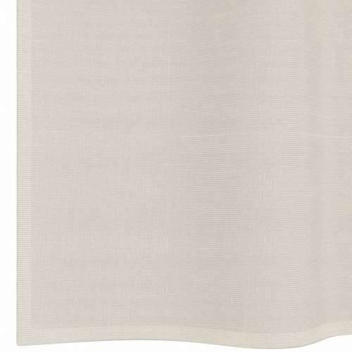 Voile zavjese s gornjim jezičcima 2 kom krem - Krema 140 x 175 cm 1 s jezičkom na vrhu Cijena