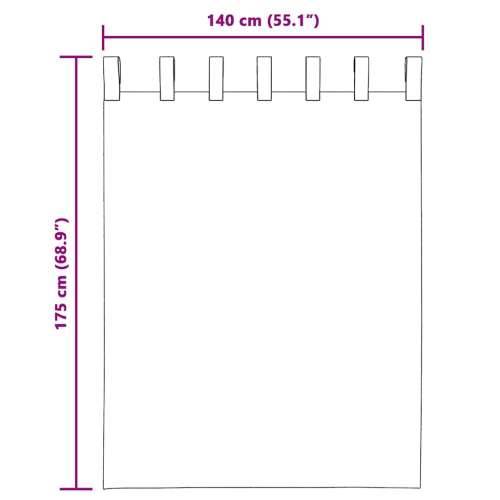 Voile zavjese s gornjim jezičcima 2 kom krem - Krema 140 x 175 cm 1 s jezičkom na vrhu Cijena