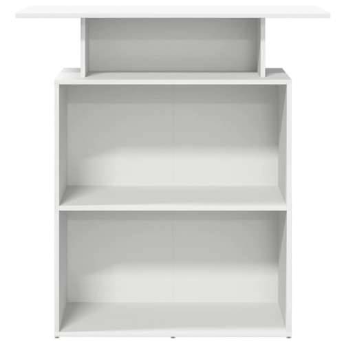 Recepcijski stol bijeli 100x40x104 cm izrađeno drvo - Bijela Cijena
