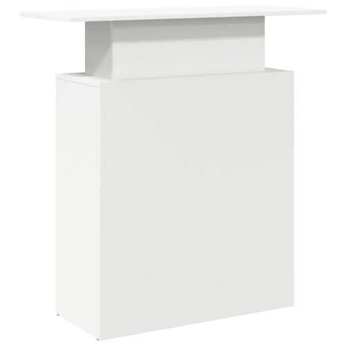 Recepcijski stol bijeli 100x40x104 cm izrađeno drvo - Bijela Cijena