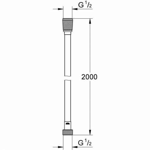 Hadice do sprchy Grohe VitalioFlex 27507001 2 m Srebrna Metal Srebro Cijena